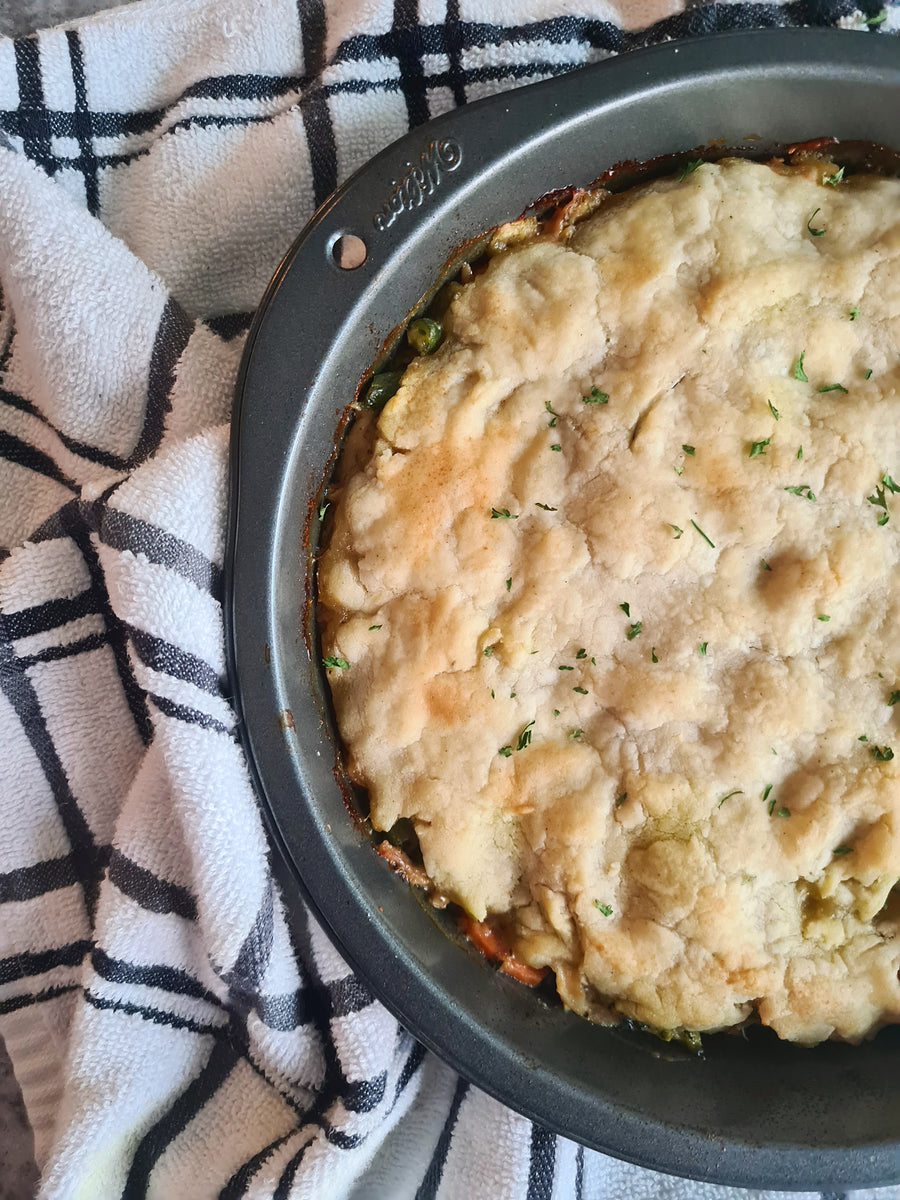 Low FODMAP & Gluten Free Chicken Pot Pie – Foddies USA
